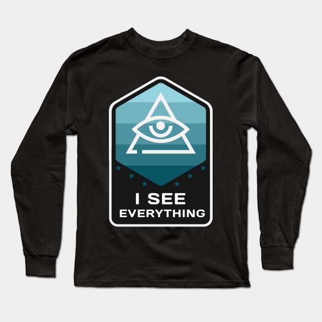 I see everything Long Sleeve T-Shirt by World upside down
